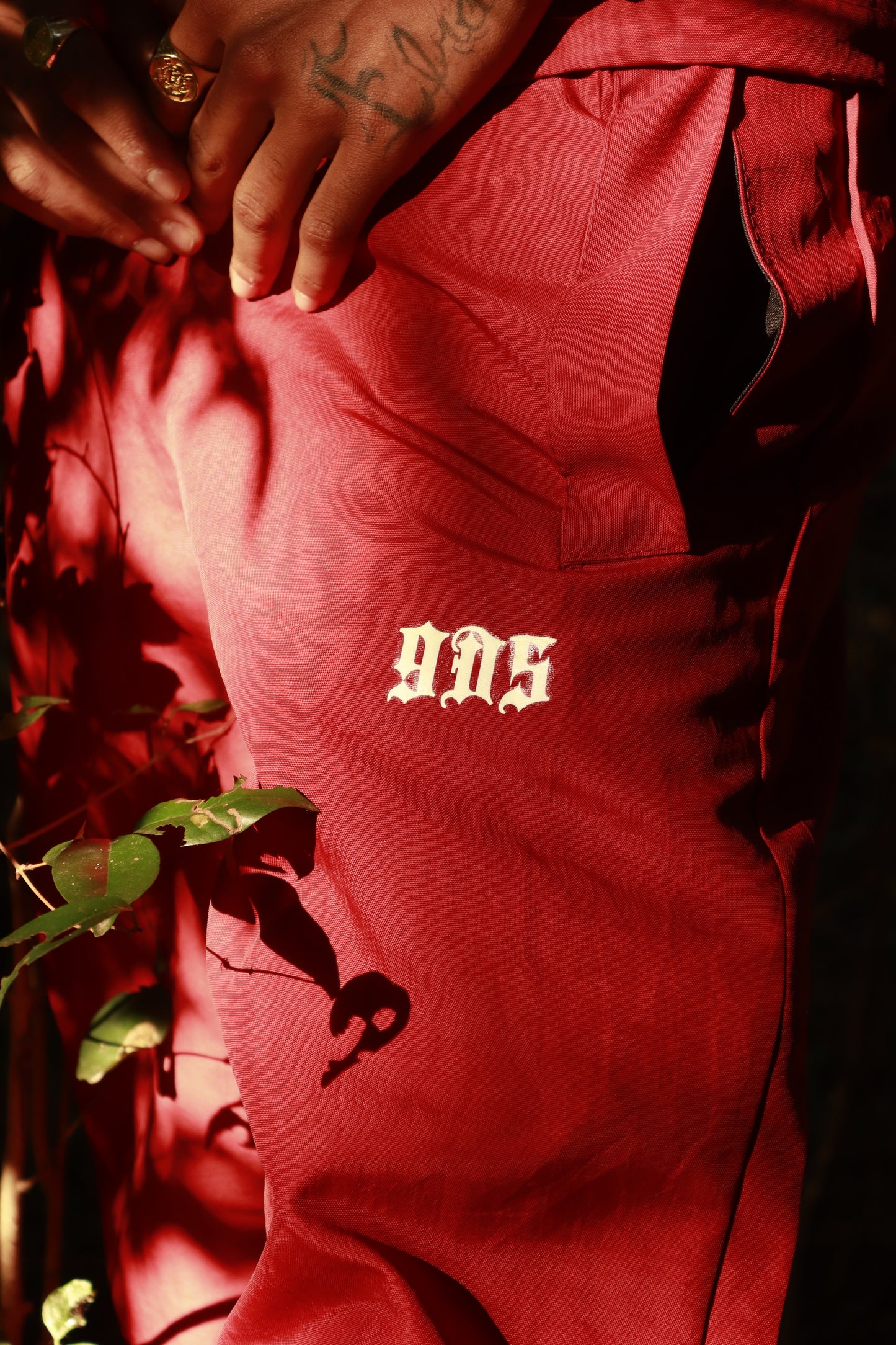 BLOOD RED PANTS