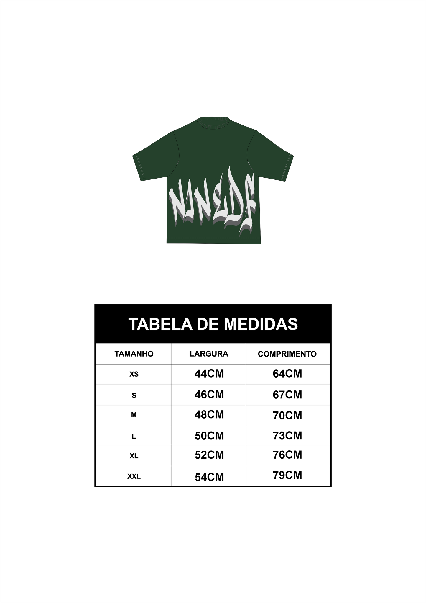 GREEN GRAFFITI TEE